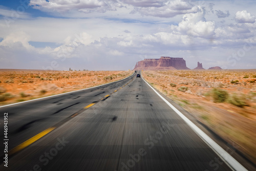 Roadside landscapes and views near Monument Valley, Arizona.