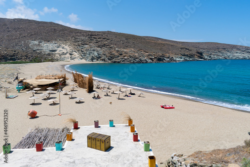 Fototapeta Naklejka Na Ścianę i Meble -  Kolympithra beach in Tinos island, Greece
