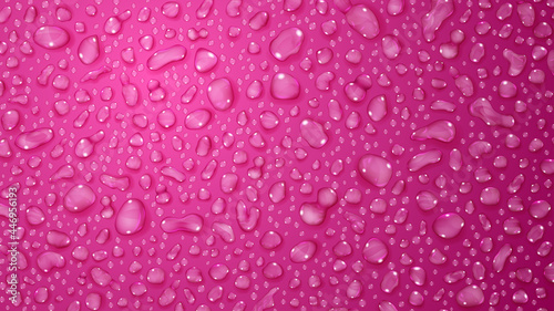 Background Water Drops Some Surface Pink Colors © Aroa