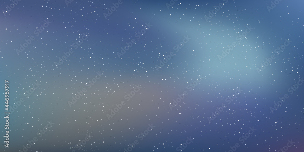 Obraz premium A high quality background galaxy illustration with stardust and stars illuminating the space. 