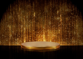 gold background for luxury product