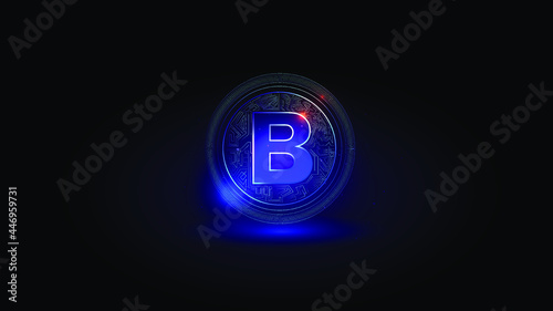 this is block chain technology and bitcoin cryptocurrency background