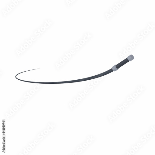 Knout. Lash with a whip, vector illustration photo