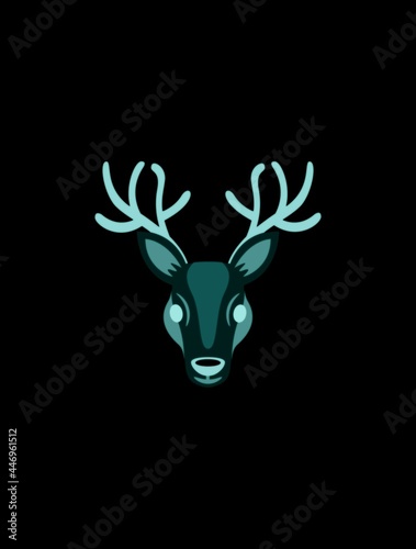 deer head vector