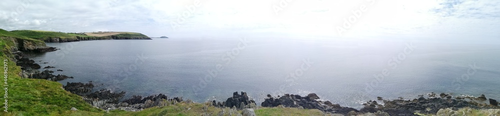 Ballycotton Cliff Walk, Coastline, East Cork, Ireland, Panoramic View 1