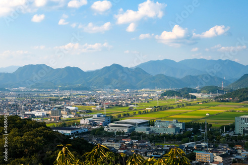 岐阜県関市 安桜山から見る関市の街並み