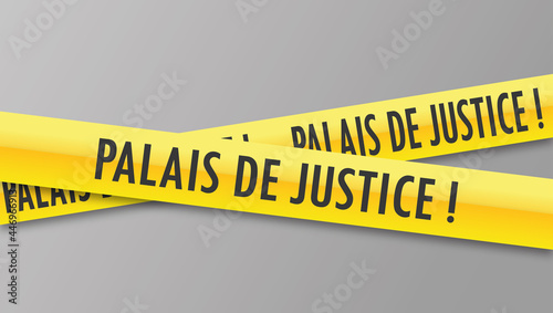 Logo palais de justice. photo