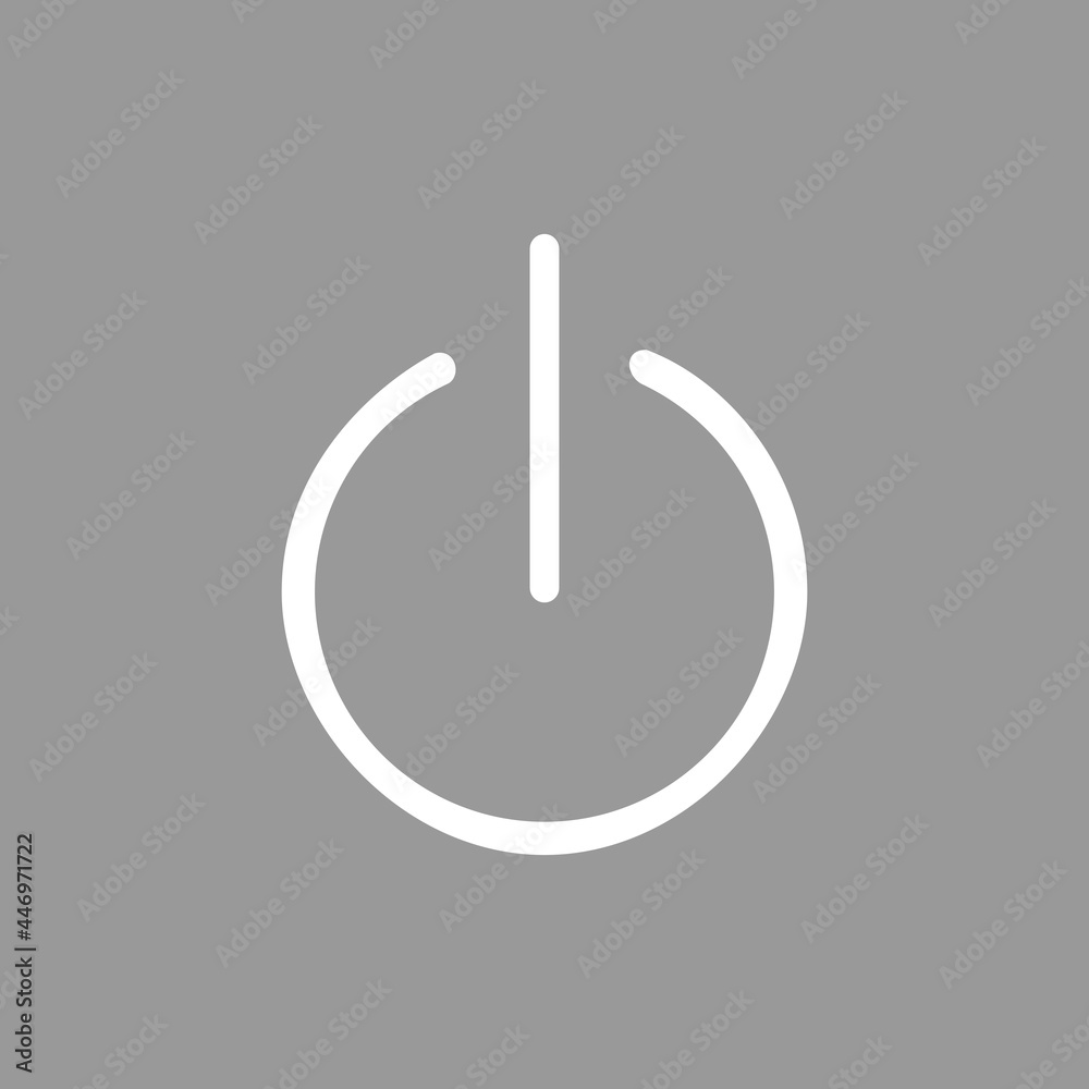on-off button icon, button icon vector symbol illustration Stock Vector ...