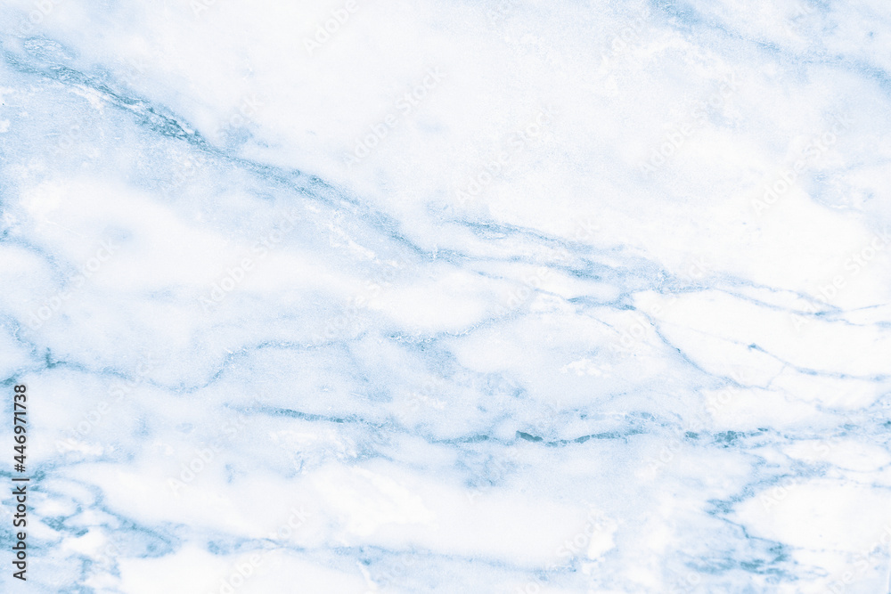 Obraz premium Marble granite blue background wall surface white pattern graphic abstract light elegant gray for do floor ceramic counter texture stone slab smooth tile silver natural for interior decoration.