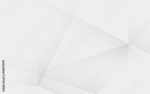 Abstract white geometric shape with digital hi tech concept background technology. Vector illustration