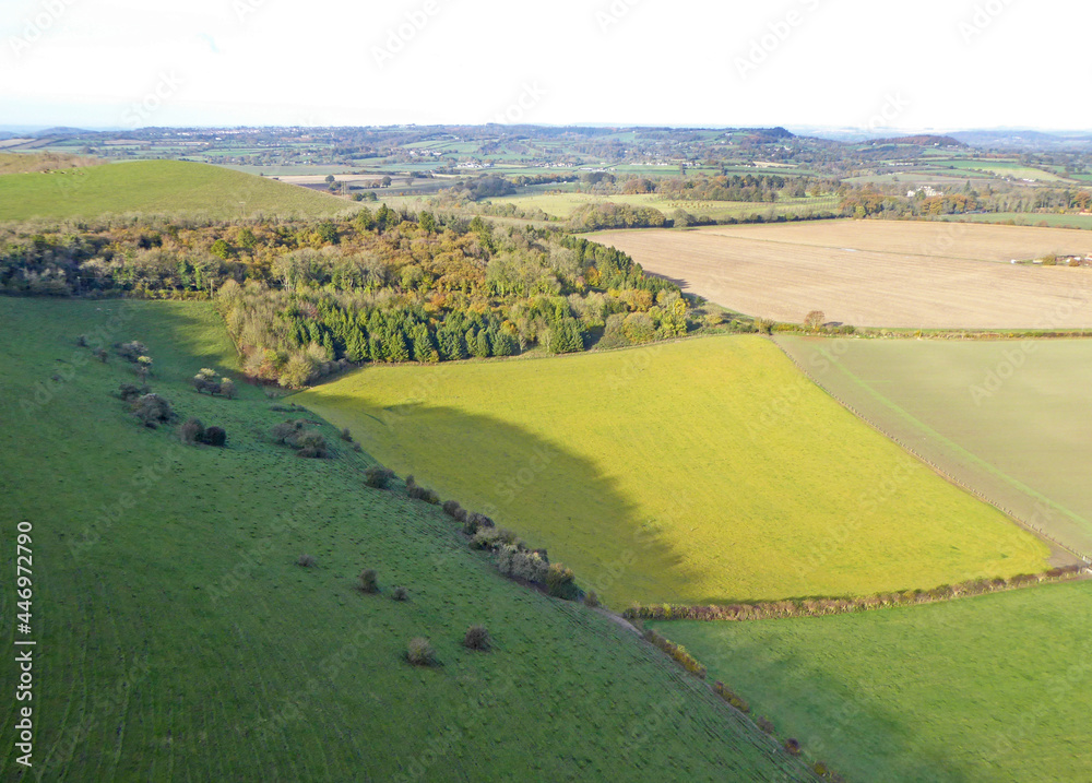 	
Fields at Monks Down in Wiltshire	