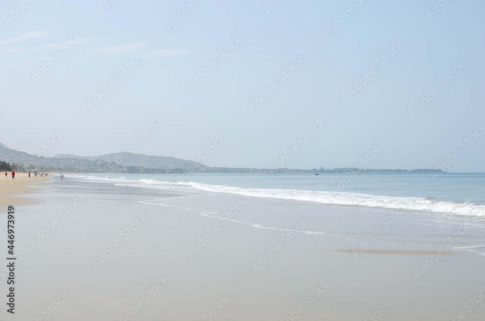 Lumley beach in Freetown, Sierra Leone