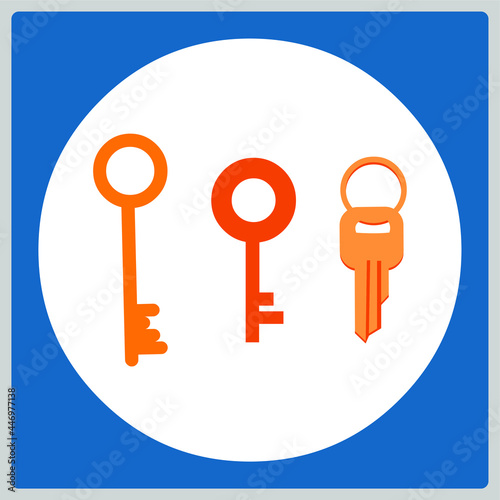 Vector illustration for Keys EPS10.