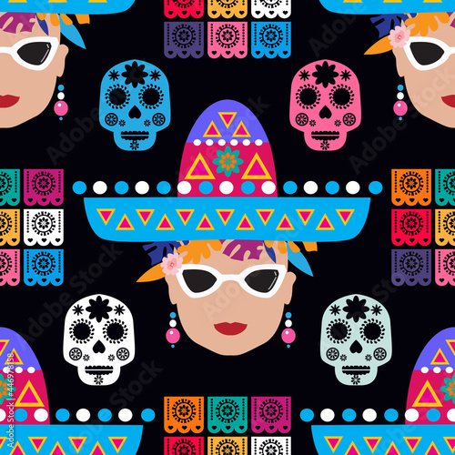 Skull pattern 3