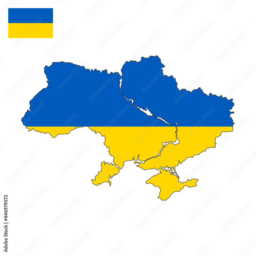 Ukraine map vector graphics Ukraine map vector graphics