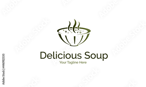 Delicious soup Restaurant Logo