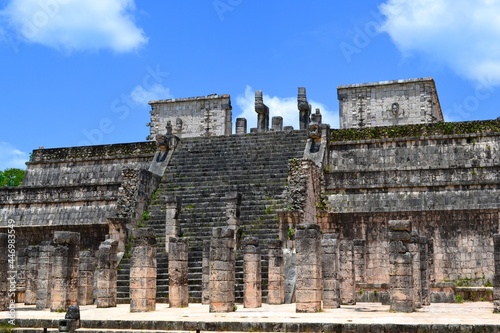 An old building in the Mayan style