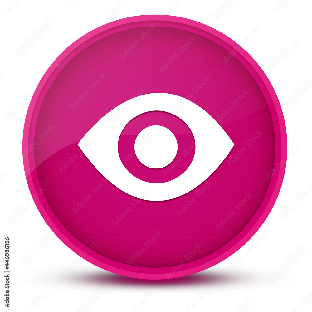 Visibility luxurious glossy pink round button abstract Visibility luxurious glossy pink round button abstract