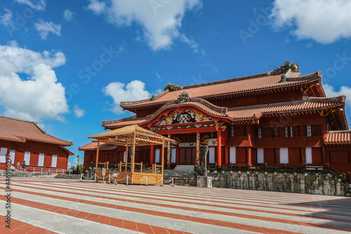 The Red Palace of the Ruler of Okinawa.