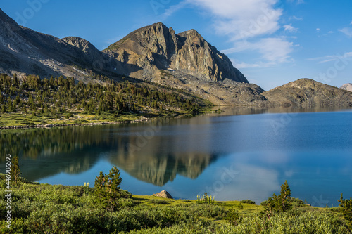 Duck Lake in Sierra Nevada mountains