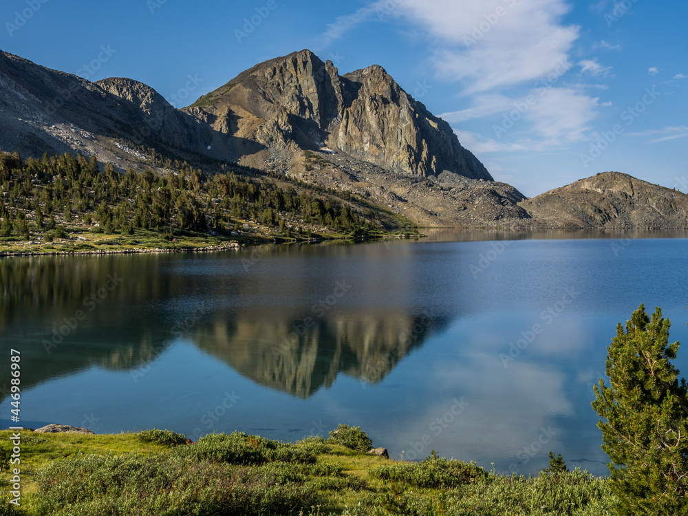 Duck Lake in Sierra Nevada mountains