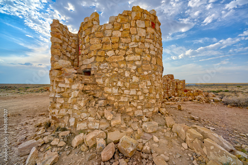 Crumbling Tower of Two Guns AZ photo