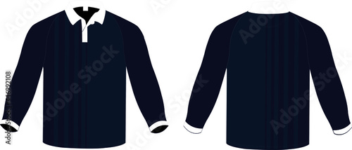 Long Sleeve Knitted Leavers Jerseys Vectors 