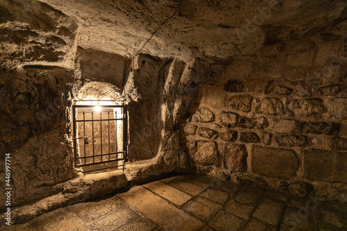 Canvastavla Underground Greek Orthodox Partorium Church, Prison of Christ, Thieves and Barab