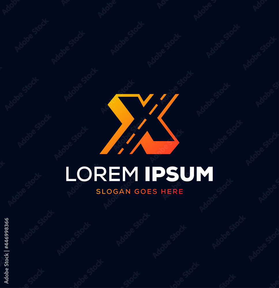X letter road Home Delivery Logo Design X letter road Home Delivery Logo Design