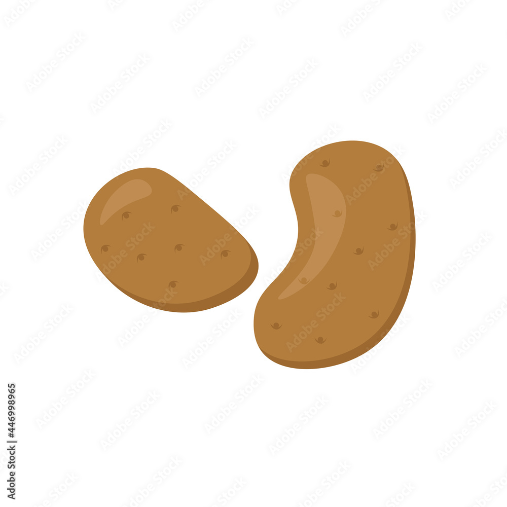 Potatoes, a nutritious brown root vegetable, an example of an autumn harvest Potatoes, a nutritious brown root vegetable, an example of an autumn harvest