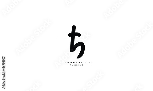 TH HT T AND H Abstract initial monogram letter alphabet logo design