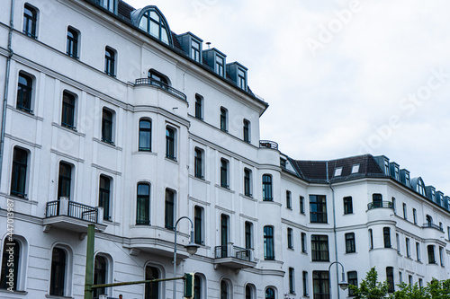 white residential apartment house at berlin