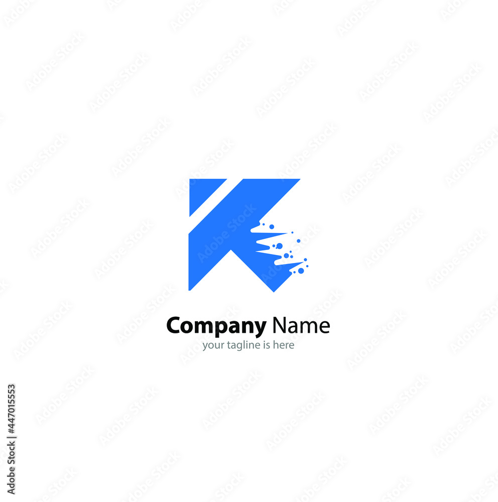 letter k logo concept for company with white background, minimalist style letter k logo concept for company with white background, minimalist style