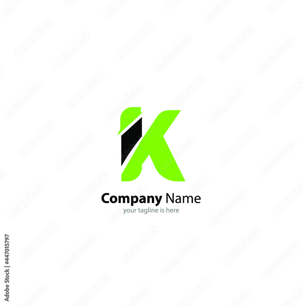 letter k logo concept for company with white background, minimalist style letter k logo concept for company with white background, minimalist style