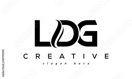 Letter LDG creative logo design vector photo