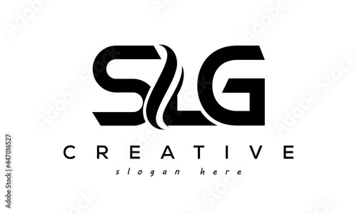 Letter SLG creative logo design vector	 photo