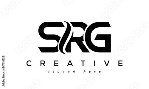 Letter SRG creative logo design vector	 photo