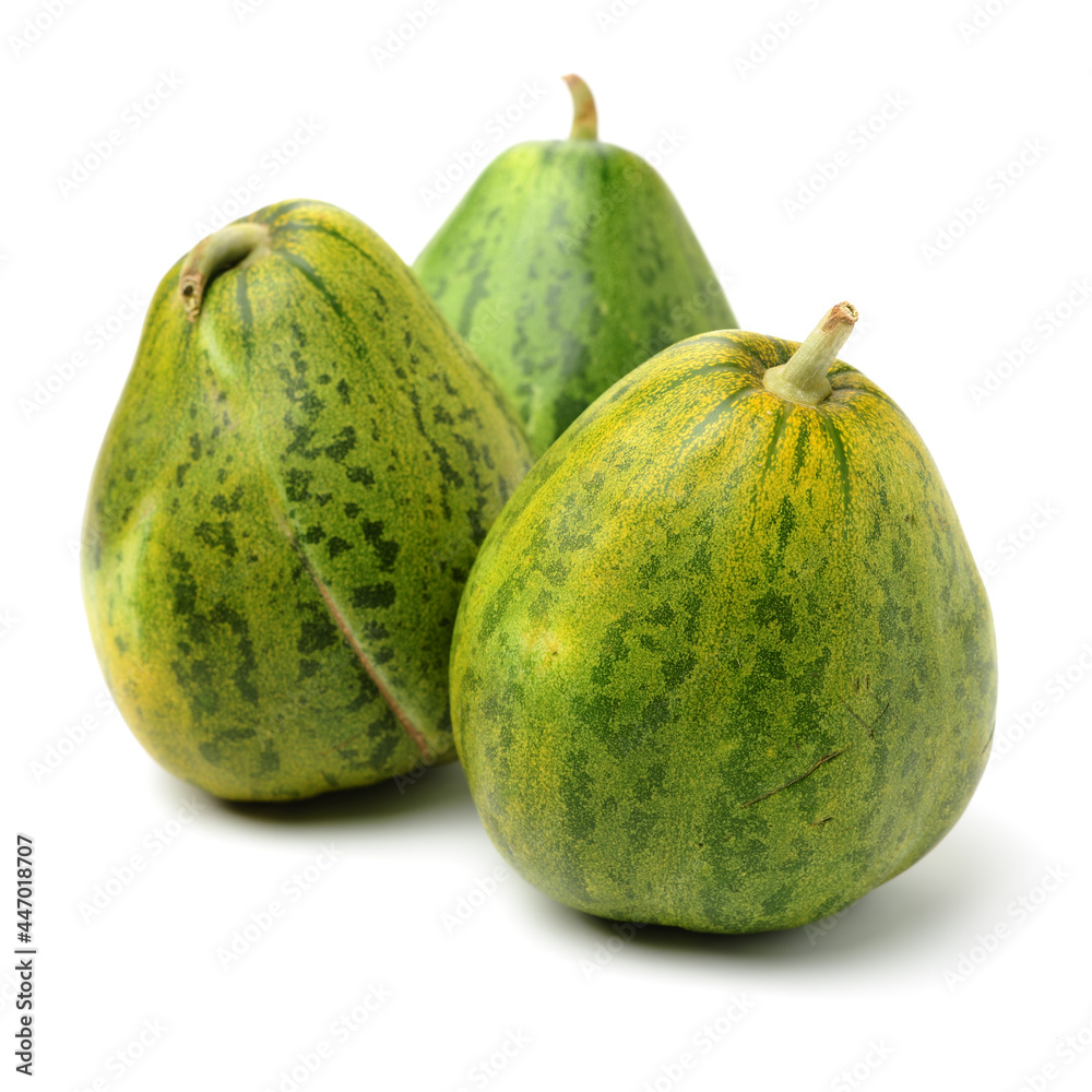 muskmelon on a white background muskmelon on a white background