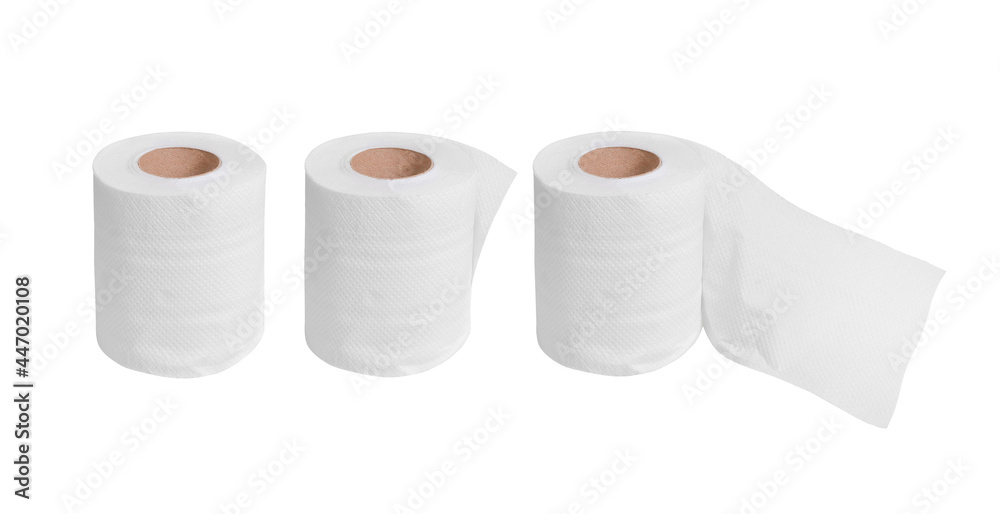 toilet paper roll or Tissue roll isolated on white background with clipping path include toilet paper roll or Tissue roll isolated on white background with clipping path include