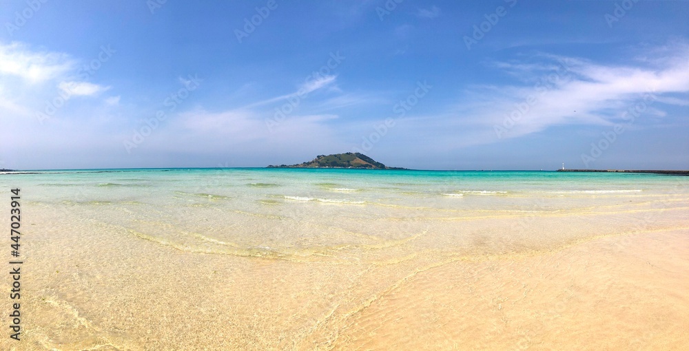 Jeju beach panorama
