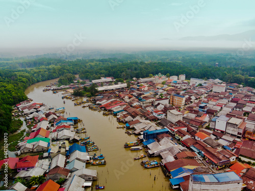 aerial view of the river © Lim Production