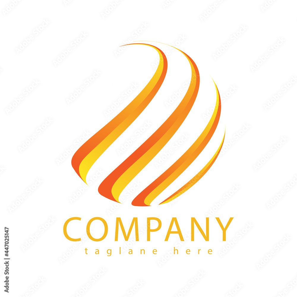 business ball vector, circle icon illustration, with yellow and red gradient eps. 10 business ball vector, circle icon illustration, with yellow and red gradient eps. 10