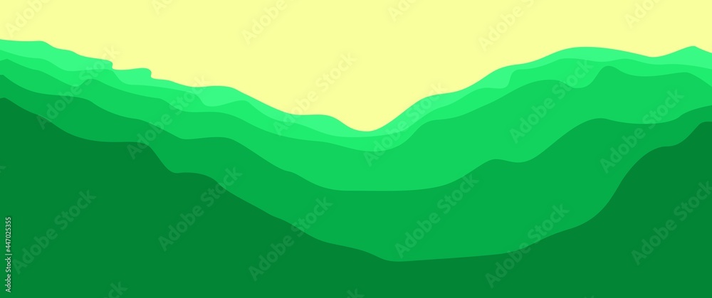 Fototapeta premium Abstract wavy background design concept for background, backdrop design concept, desktop background, minimalist background. Wavy background in 3440 x 1440.