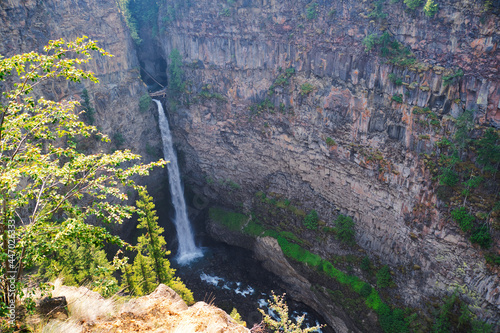 A view of Spahats Creek Falls.   Wells Gray BC Canada
 photo