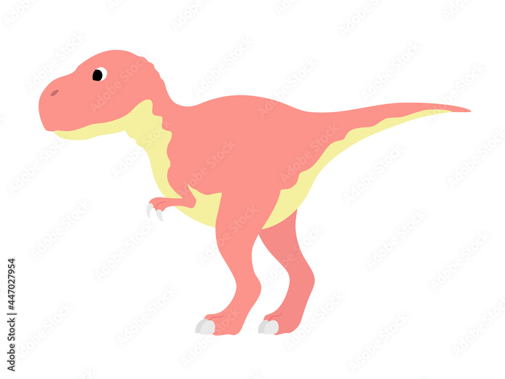 シンプルなティラノサウルスのイラスト