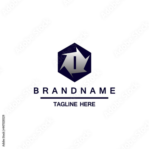 Free Download letter f hexagonal simple geometric logo vector - GFXLoad