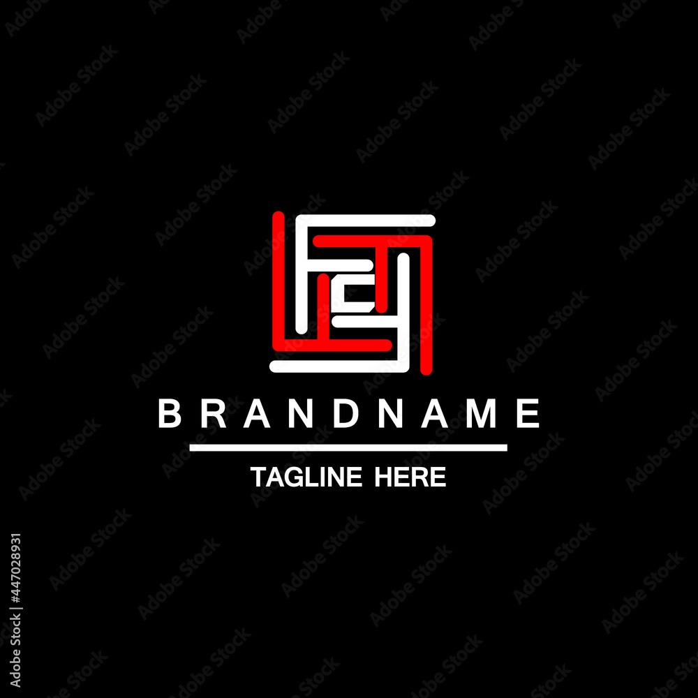 Letter C Maze Labyrinth Logo Design Element Letter C Maze Labyrinth Logo Design Element