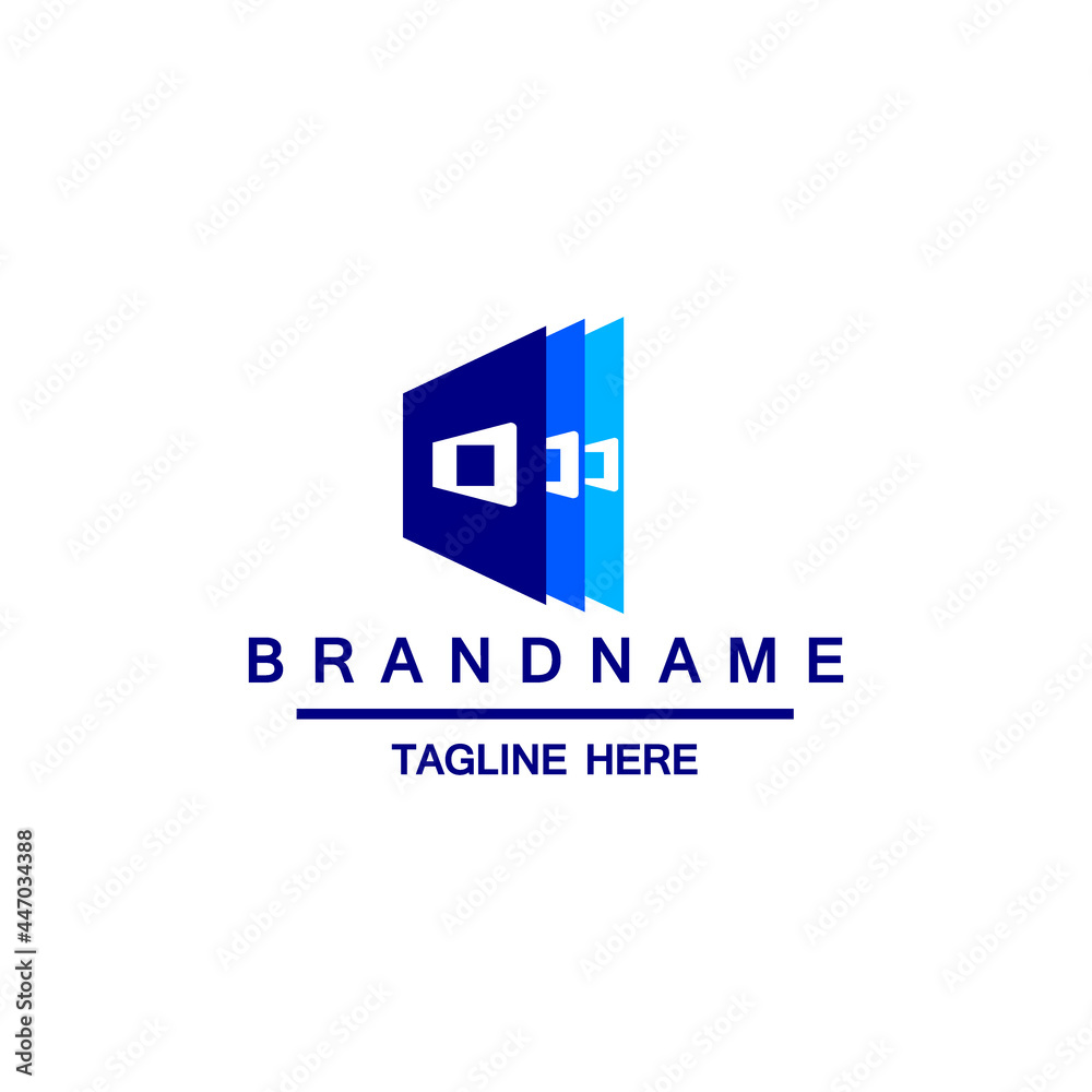 Letter D initial Business media Education Logo design vector Letter D initial Business media Education Logo design vector