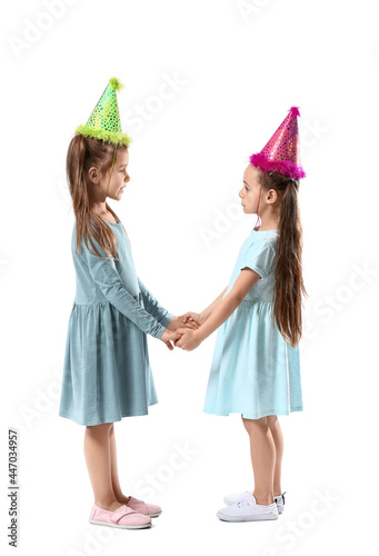 Cute little sisters in part...