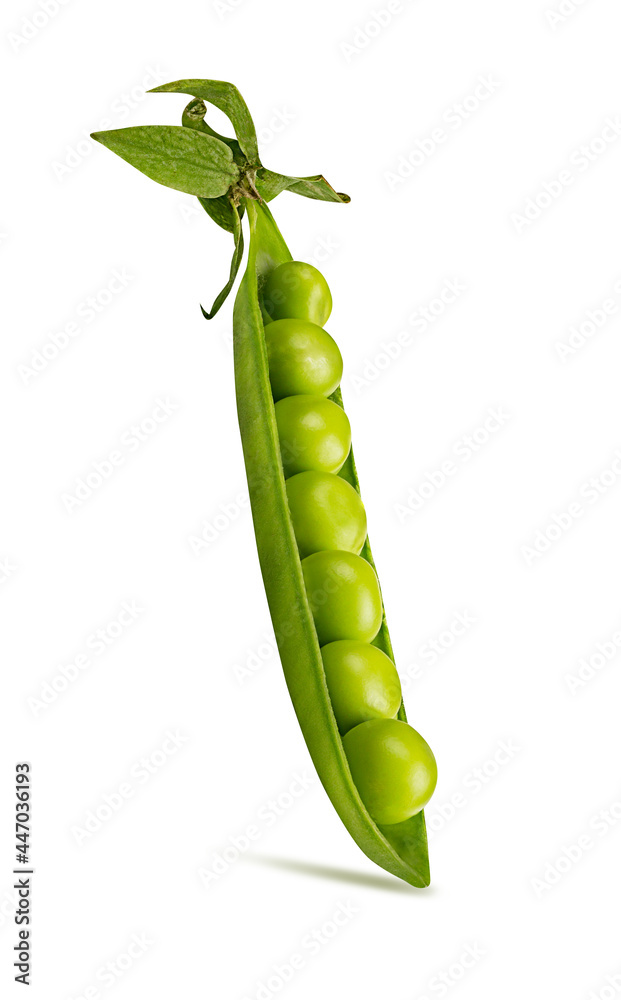 Peas isolated on white background with clipping path Peas isolated on white background with clipping path